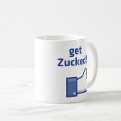 Mug Obtenir Zucked (Devant droit)