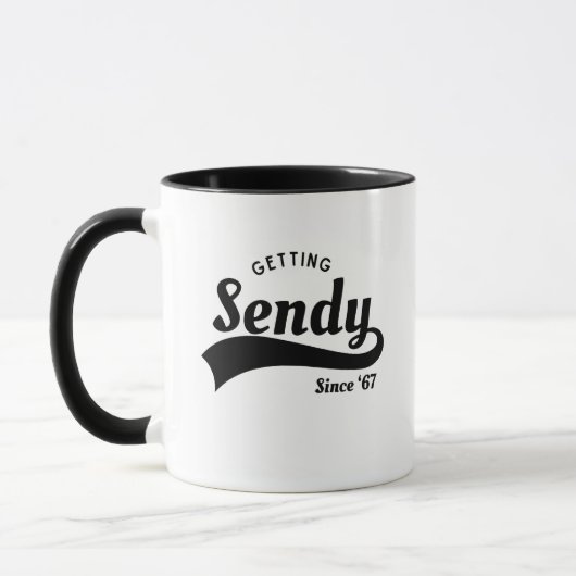 Mug Obtenons Sendy Mason 67 Mème Vintage (Gauche)