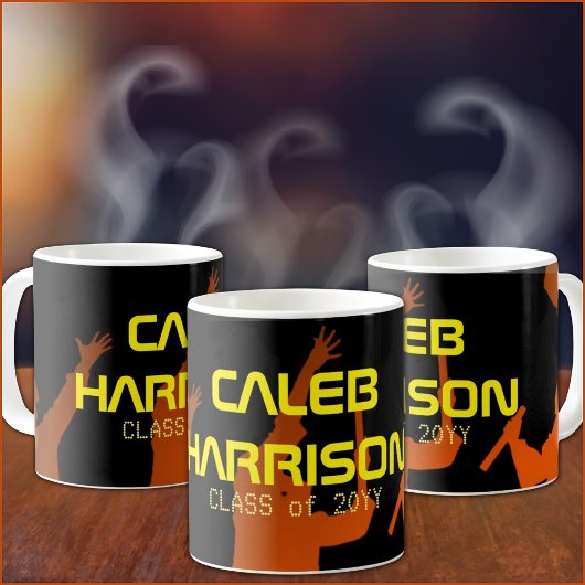 Mug Obtention de diplôme de technologie moderne noir é