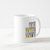 Mug Obtention du diplôme de collège (Devant droit)