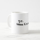 Mug Obtention du diplôme de femmes de PhD, Dr. (Devant gauche)