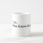 Mug Obtention du diplôme de femmes de PhD, Dr. (Centre)