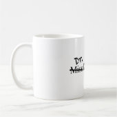 Mug Obtention du diplôme de femmes de PhD, Dr. (Gauche)