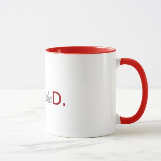 Mug Obtention du diplôme drôle finie (Droite)