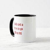 Mug Obtention du diplôme d'université (Devant gauche)