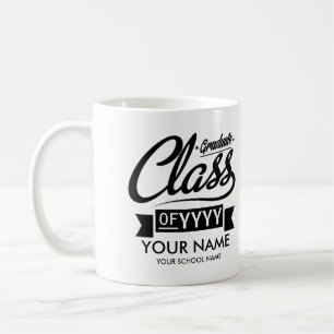Mug Obtention du diplôme faite sur commande (nom, nom