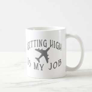 Mug Obtention du haut pilote de ligne aérienne