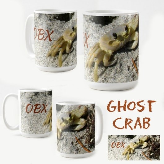 Mug OBX Crabe fantôme Caroline du Nord Photographie
