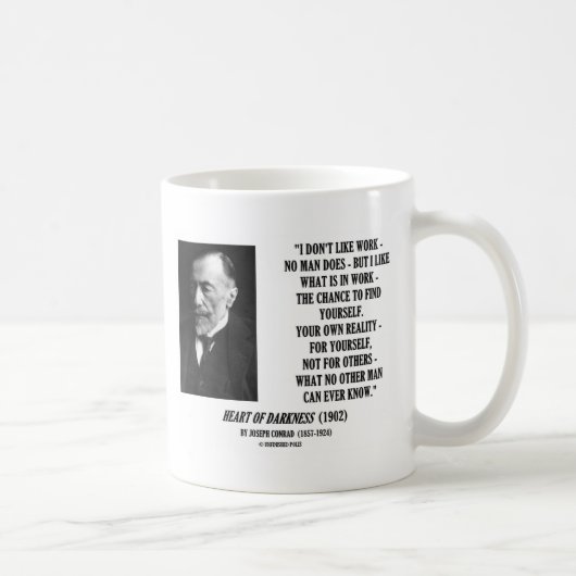 Mug Occasion de travail de Joseph Conrad votre propre (Droite)