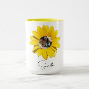 Mug Occidental, Tournesol Jaune, Bottes & Casquette, F