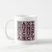 Mug Occupation Maximale, Grossesse Drôle (Gauche)