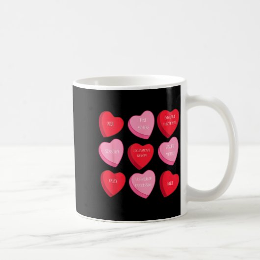 Mug Occupational Therapy Heart Candy Valentine Day Ot  (Droite)
