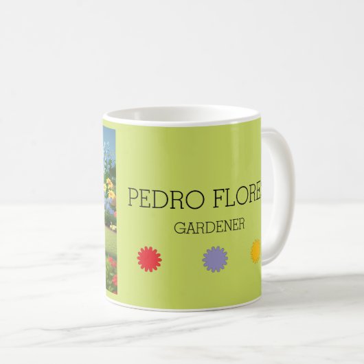 MUG " OCCUPATIONS, GARDENER " (Devant droit)
