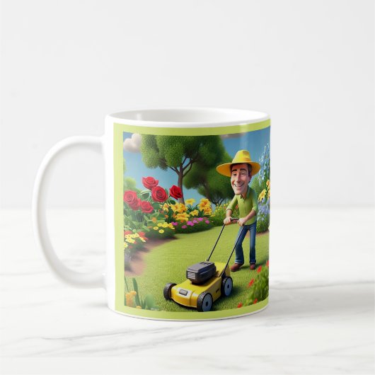 MUG " OCCUPATIONS, GARDENER " (Gauche)