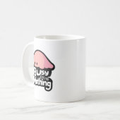 Mug Occupé à Rien Faire - Joli Blob Rose (Devant gauche)