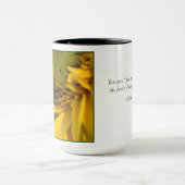 Mug Occupé Bee sur un tournesol (Centre)