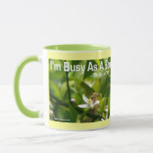Mug Occupé comme une abeille, donc Buzz Off - Ringer M (Gauche)