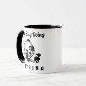 Mug Occupé Ne Faire Rien De Mignon Panda Drôle Humour (Devant gauche)