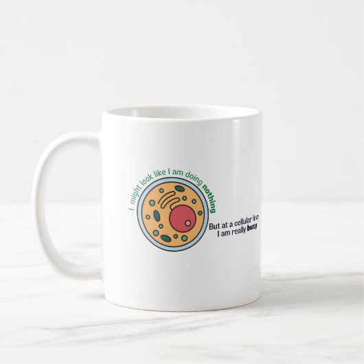 Mug Occupé par voie cellulaire (Gauche)