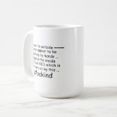 Mug OCD - Sensibilisation Obsessionnelle Compulsive au (Devant gauche)