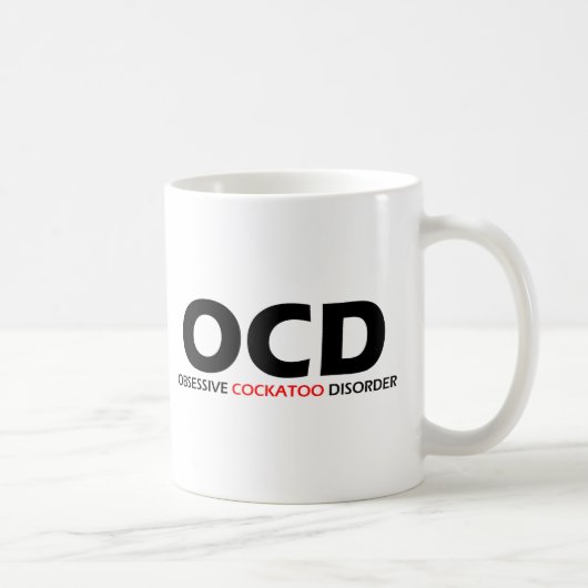 Mug OCD - Trouble de la cockatose Obsessive (Droite)