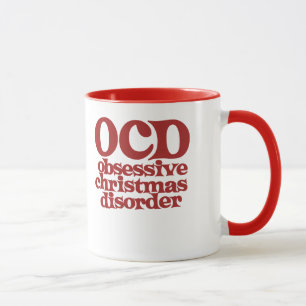 Mug OCD Trouble obsessionnel de Noël
