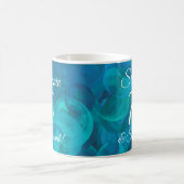 Mug Océan Abstrait Bleu Turquoise 70 et sensationnel (Centre)