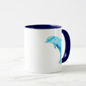 Mug Ocean Art - Dauphin 2 (Devant droit)