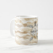 Mug Ocean Beach Coast Sea Turtle Sand (Devant gauche)