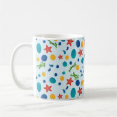 Mug Ocean custom nom de famille maison mer collage (Gauche)