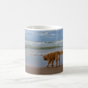 Mug Océan de tintement de chien d'arrêt de canard de
