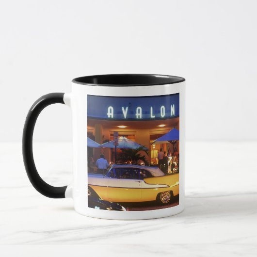Mug Ocean Drive, South Beach, Miami Beach, (Gauche)