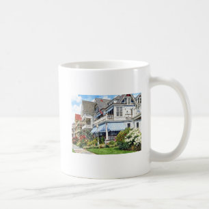 Mug Ocean Grove NJ – Maison avec une auvent bleu