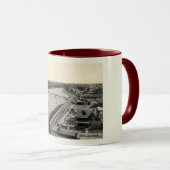 Mug Ocean Grove NJ, Panorama, Style Vintage (Devant droit)