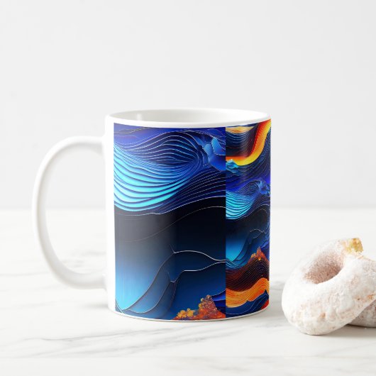 Mug Ocean Lava "Aquaflame" (Avec donut)