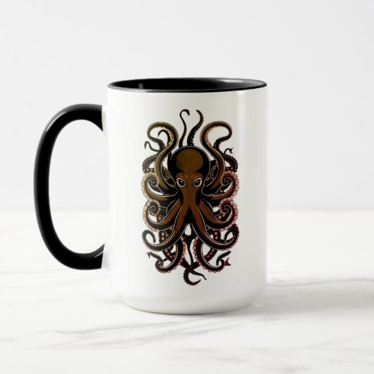 Mug Ocean Mystique Octopus Design (Gauche)