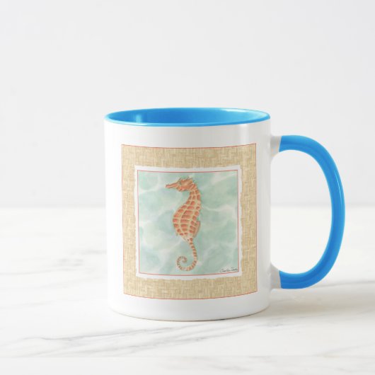 Mug Ocean Orange Seahorse (Droite)