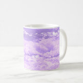 Mug Ocean Sea Beach Purple Waves Water (Devant droit)