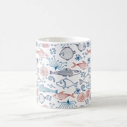 Mug Océan Tropical Fun Fish Underwater (Centre)