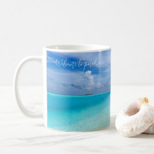 Mug Océan tropical personnalisé au bord de la mer