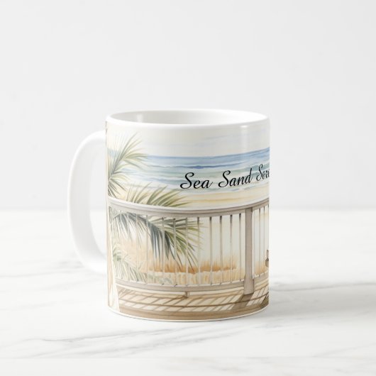 Mug Ocean View Beach Serenity (Devant gauche)