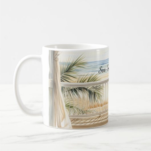 Mug Ocean View Beach Serenity (Gauche)