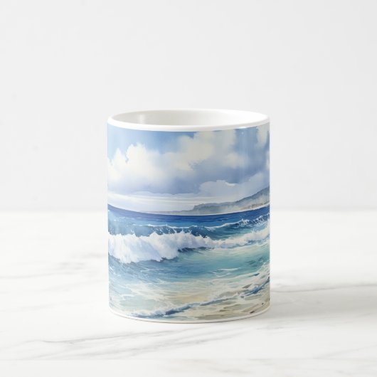 Mug Ocean Waves Beach House (Centre)