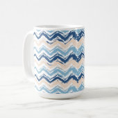 Mug Ocean Waves Chevron (Devant gauche)