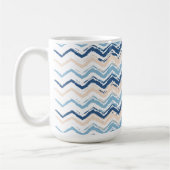 Mug Ocean Waves Chevron (Gauche)
