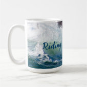 Mug Ocean Waves "Riding Life's Waves" (Gauche)