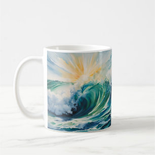 Mug Ocean Waves Sunshine Beach Art