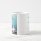 Mug Oceanic Blue Whale and Coastal Poem (Centre)