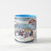 Mug Ocoee River Tennessee Peinture de rafting en eau v (Centre)