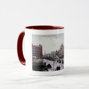 Mug O'Connell Bridge, Dublin, Irlande, Style Vintage